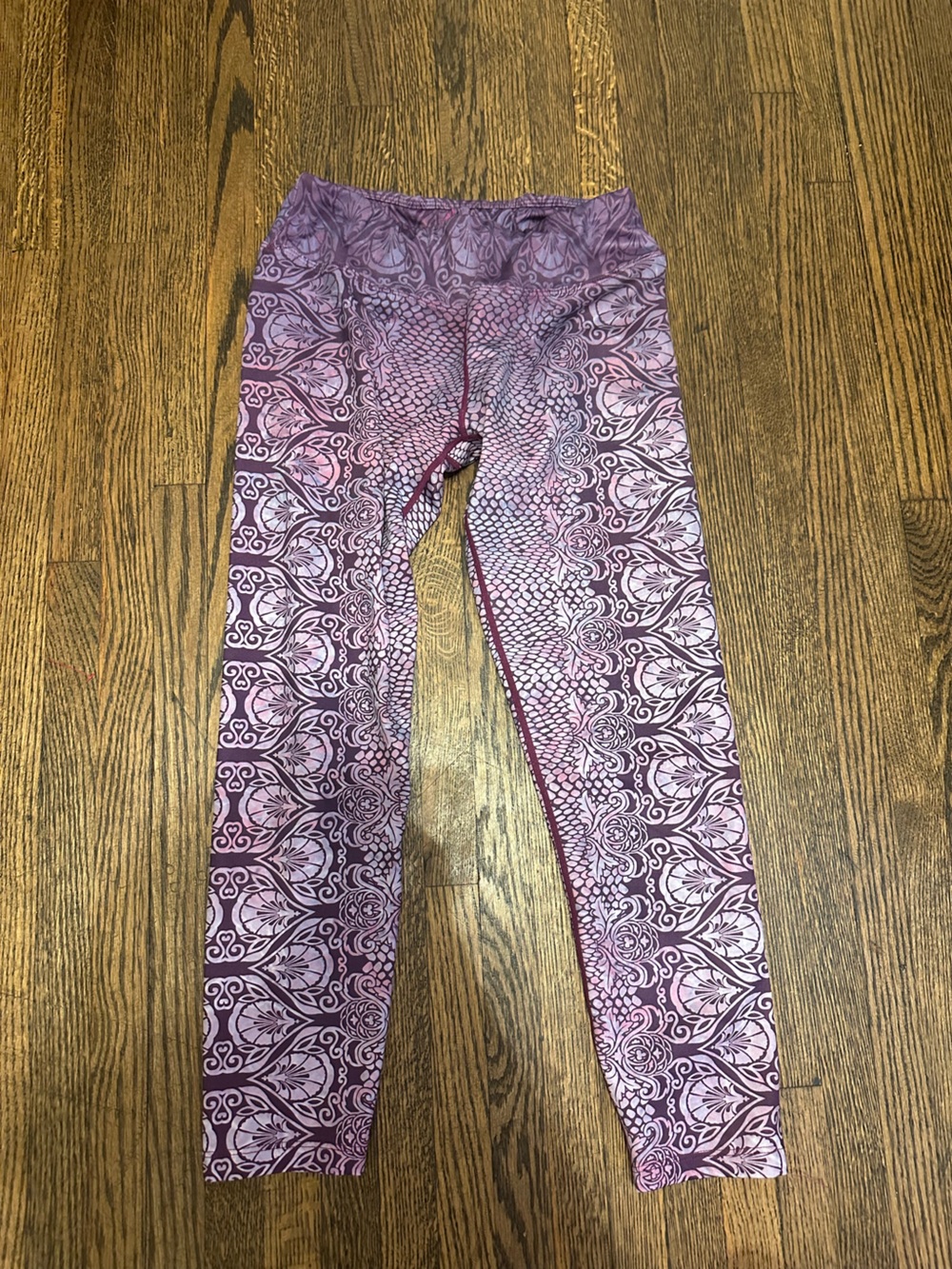 Prana purple patterned leggings